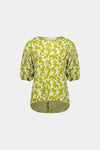 Sybil Top Lime Print