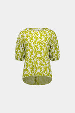 Sybil Top Lime Print