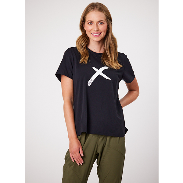 X Logo T Black