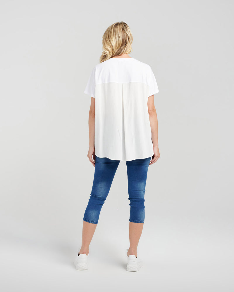 Alice Top White