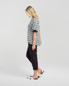 Havana Top Black Plaid