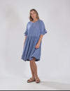 Charlie Chambray Dress Blue