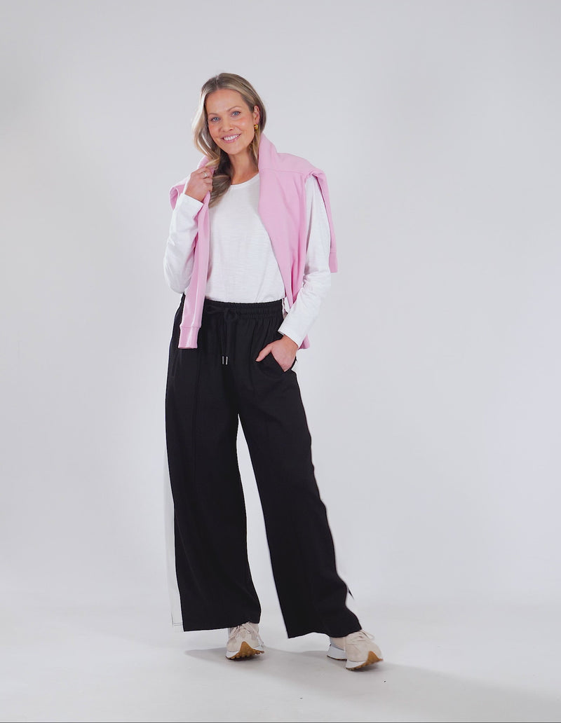 Carmen Wide Leg Pants Black